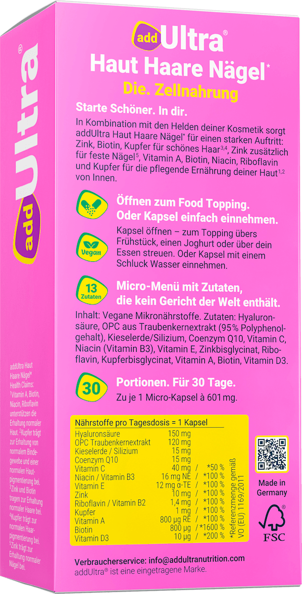 Skin Hair Nails Capsules – 30 Capsules, 18.03 g