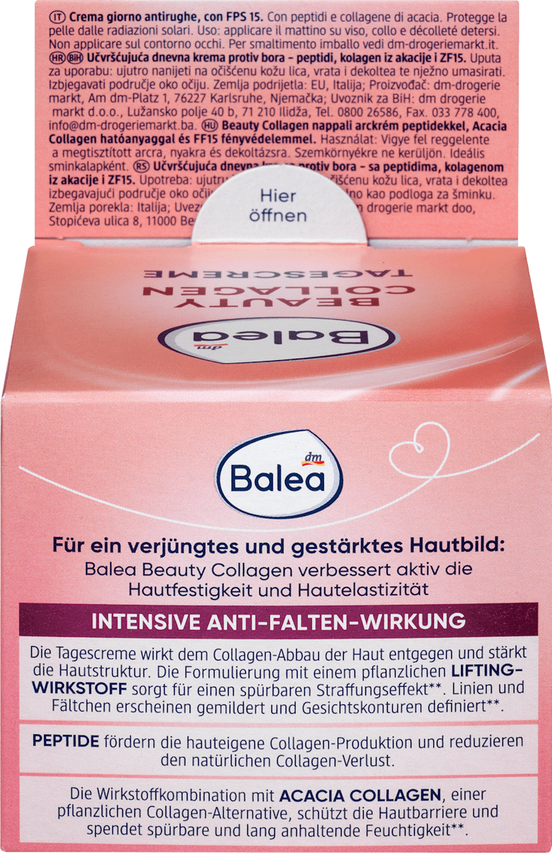 Balea Beauty Collagen Day Cream SPF 15 50ml
