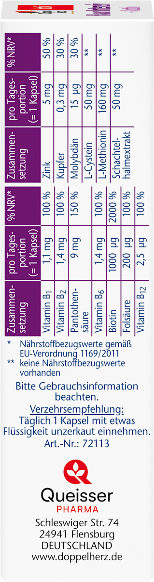 Hair Intensive + Biotin Capsules – 30 Capsules, 17.4 g