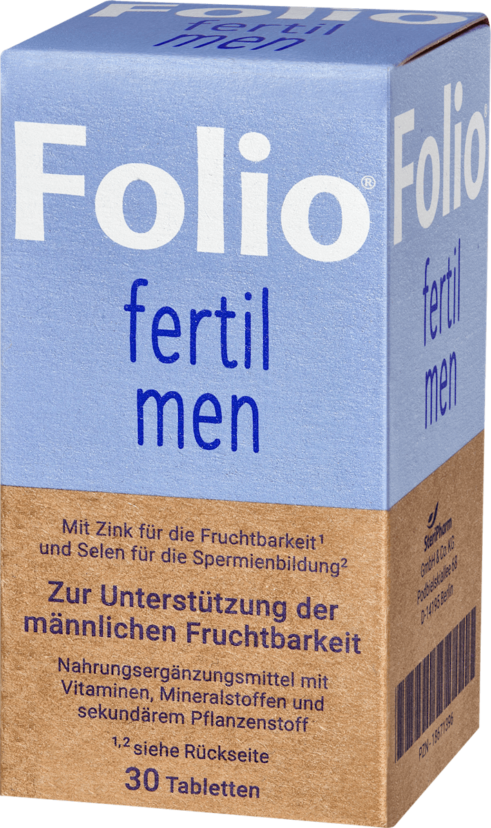 Folio Fertil Men – 30 Tablets
