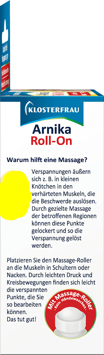 Klosterfrau Arnika Roll-On – for Neck, Shoulders & Back (50 ml)