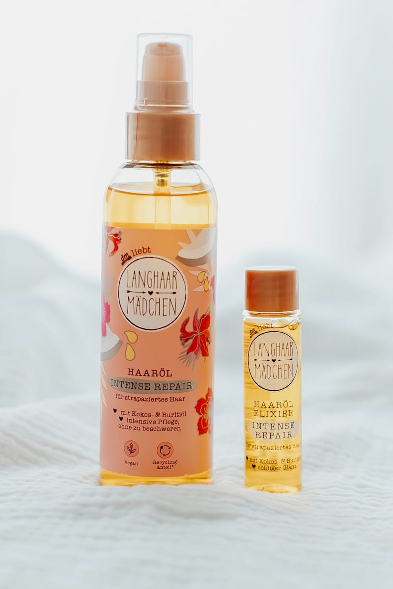 Langhaarmädchen – Hair Oil Intense Repair (with Coconut & Buriti Oil, for Damaged Hair) 150ml