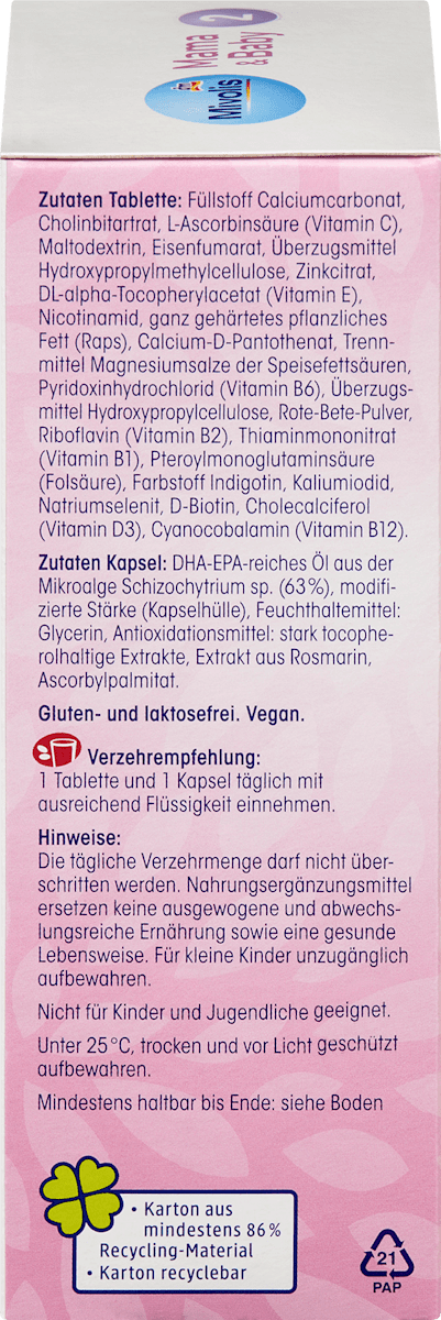 Mivolis Mama & Baby 2 30 Tablets + 30 Soft Capsules