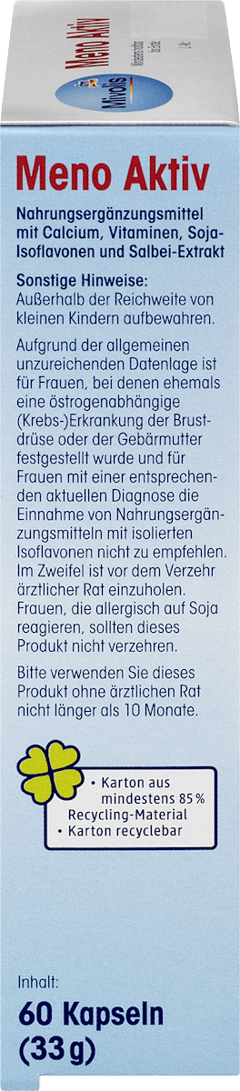 Mivolis Meno Aktiv 60 Capsules