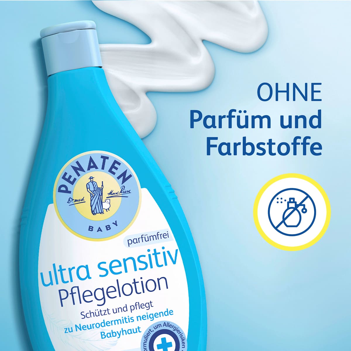 Penaten Baby Ultra Sensitiv Pflegelotion – Perfume-Free 400 ml