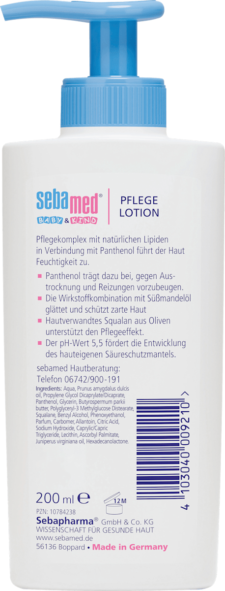 Sebamed Baby & Kind Pflegelotion – with Panthenol 200 ml