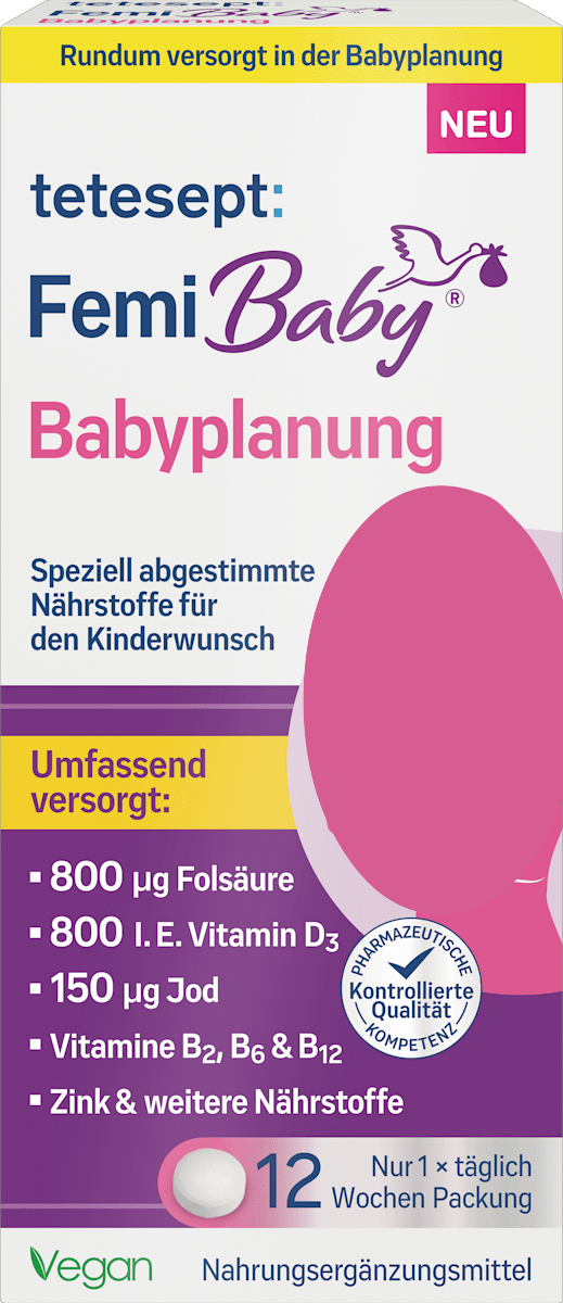 Tetesept FemiBaby BabyPlanning 84 Tablets