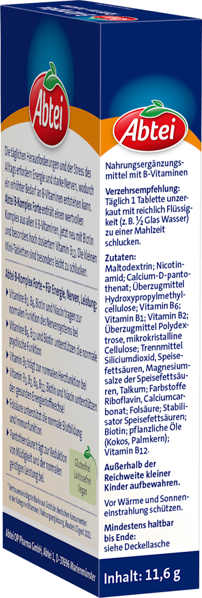Abtei Vitamin B-Komplex Forte 50 Tablets