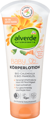 Alverde Baby Körperlotion with Organic Calendula & Organic Almond Oil 200 ml