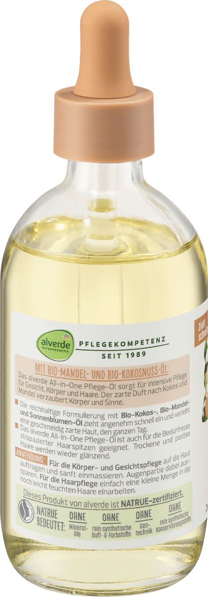 Alverde – All-in-One Pflege-Öl (Mandel & Kokos) 100ml