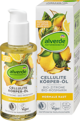 Alverde – Cellulite Body Oil (Organic Lemon & Organic Rosemary) 100ml