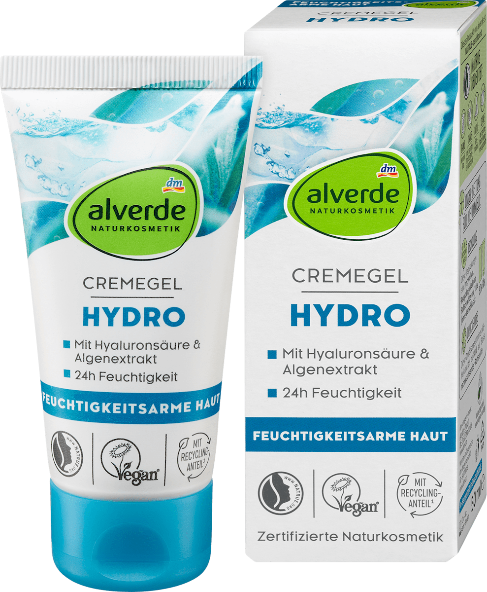 Alverde Hydro Cream Gel with Hyaluronic Acid & Algae Extract 50ml
