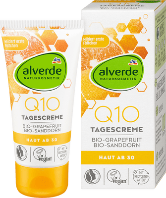 Alverde Q10 Day Cream with Organic Grapefruit & Organic Sea Buckthorn 50ml