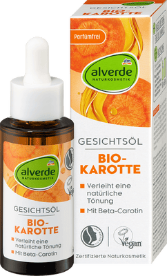 Alverde – Face Oil Bio-Carrot (with Beta-Carotene) 30ml