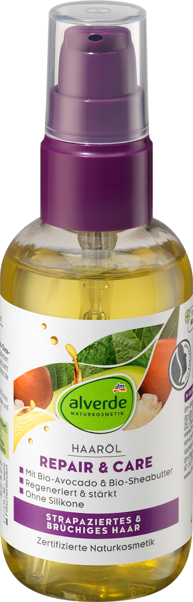 Alverde – Hair Oil Repair & Care (with Organic Avocado & Organic Shea Butter) 75ml