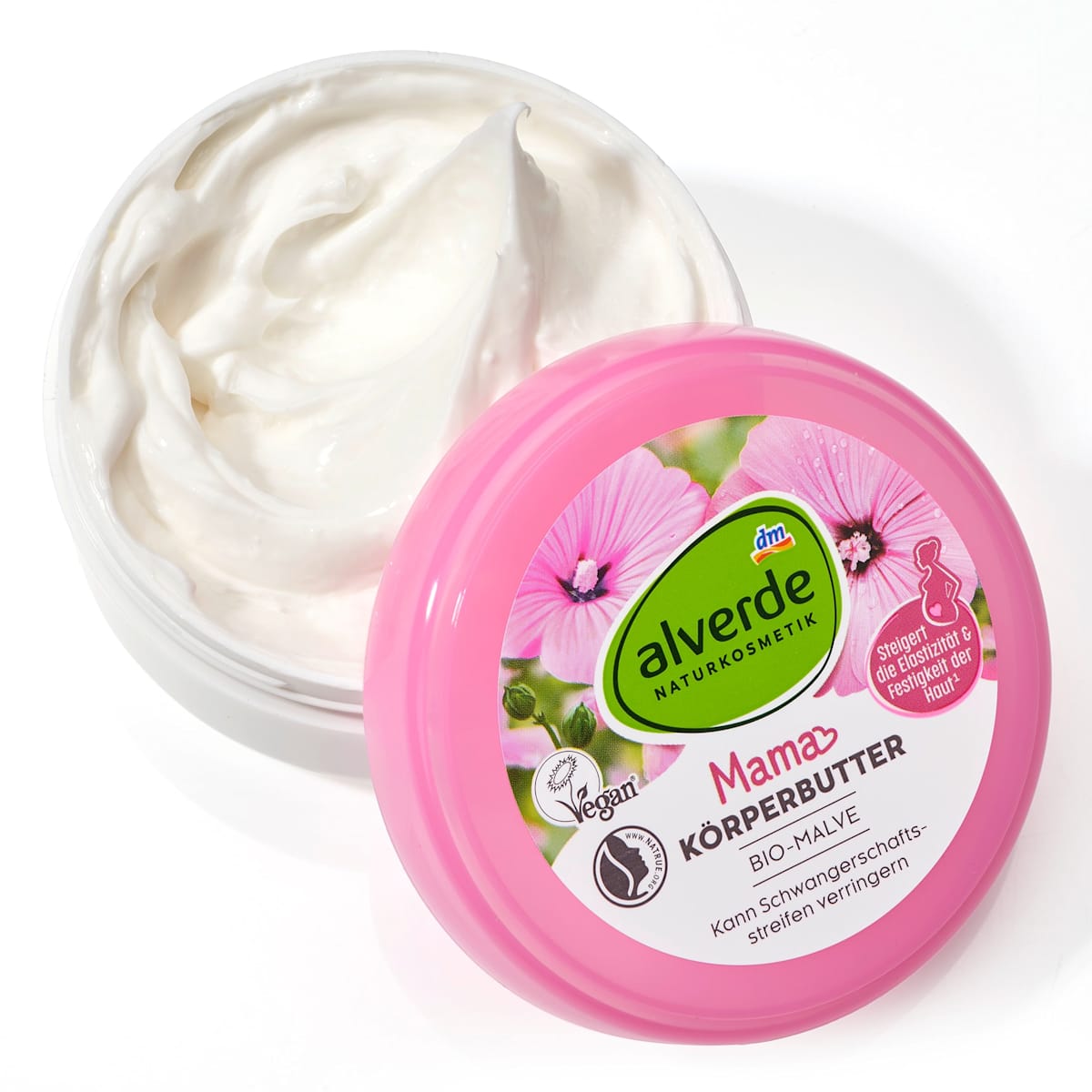 Alverde Mama Körperbutter Bio-Malve 200 ml