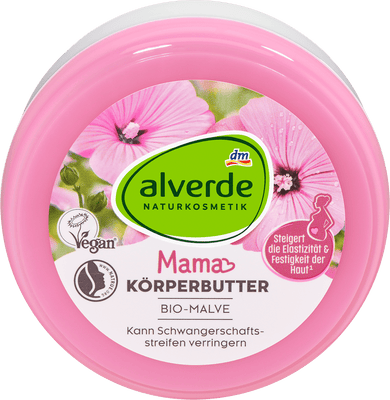 Alverde Mama Körperbutter Bio-Malve 200 ml