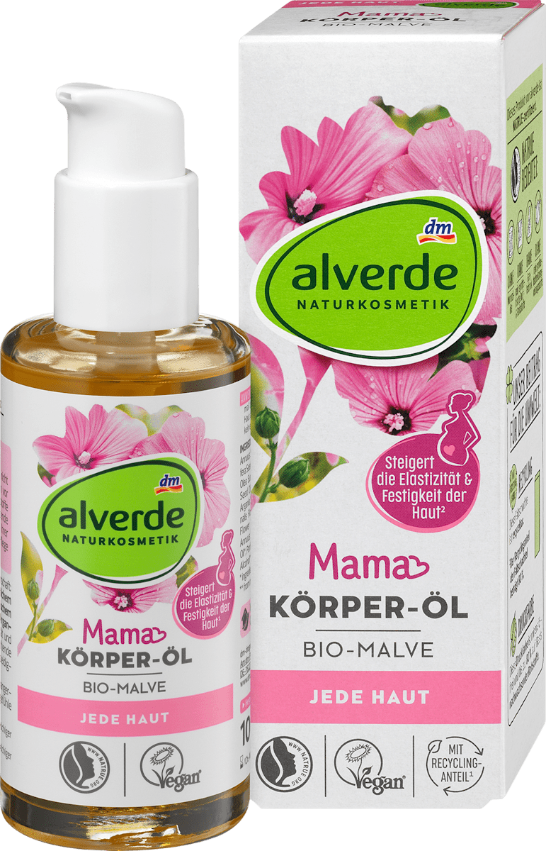 Alverde Mama Körper-Öl Bio-Malve 100 ml