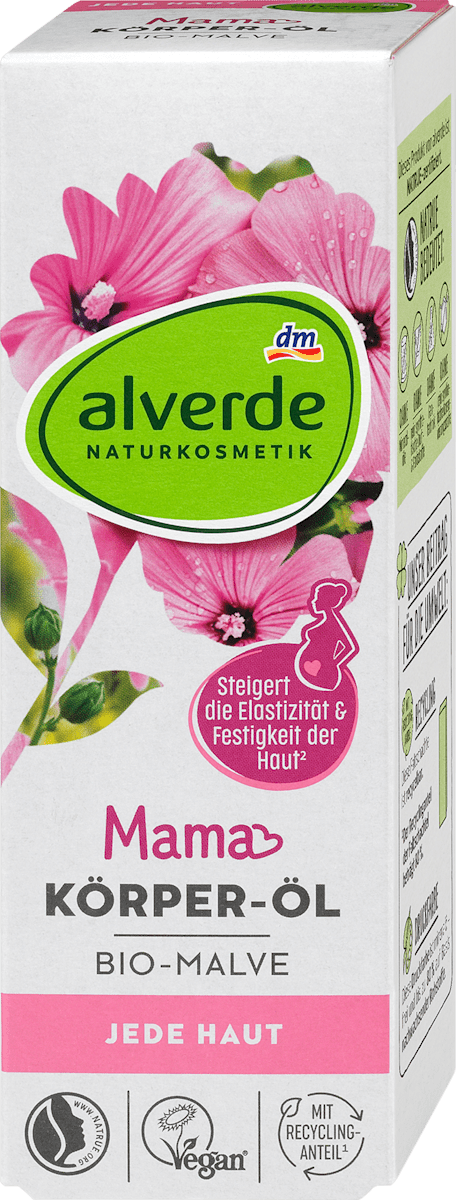 Alverde Mama Körper-Öl Bio-Malve 100 ml