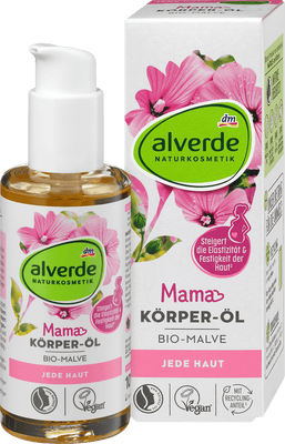 Alverde Mama Körper-Öl Bio-Malve 100 ml