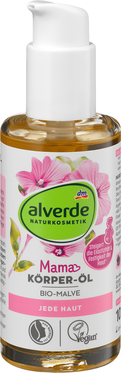 Alverde Mama Körper-Öl Bio-Malve 100 ml