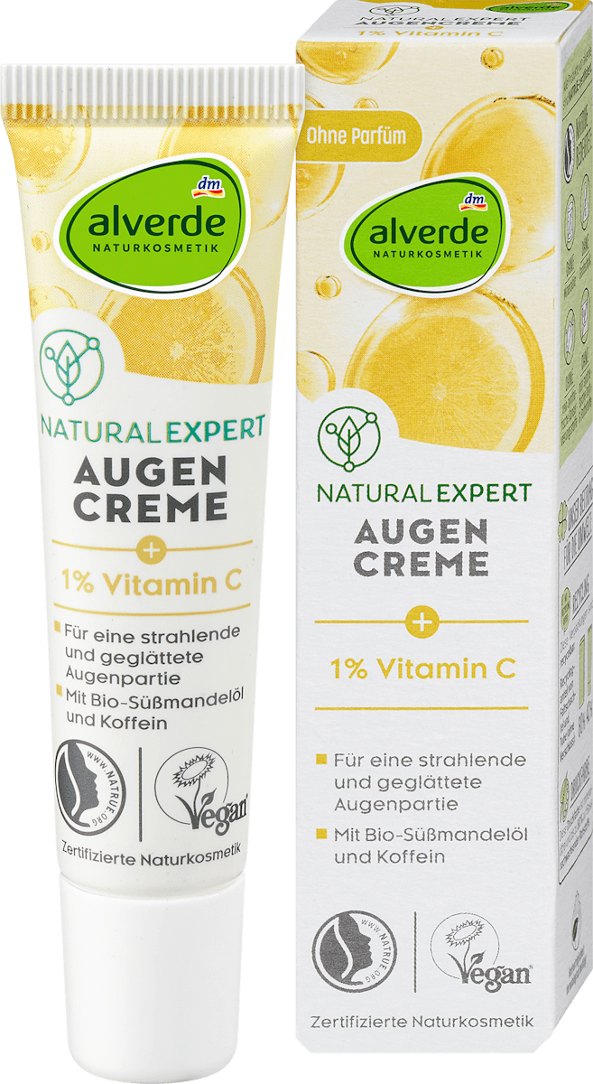 Alverde Natural Expert Eye Cream + 1% Vitamin C 15ml