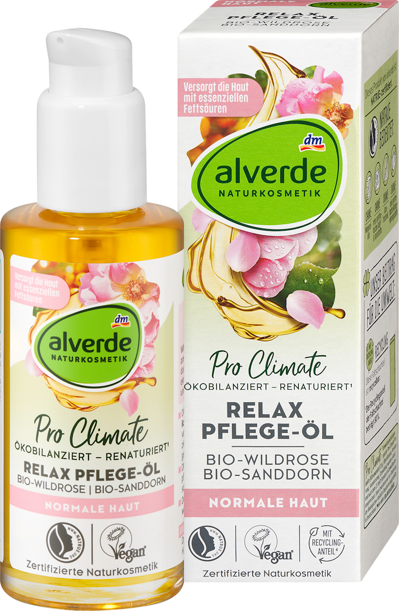 Alverde – Relax Care Oil (with Organic Wild Rose & Organic Sea Buckthorn) 100ml