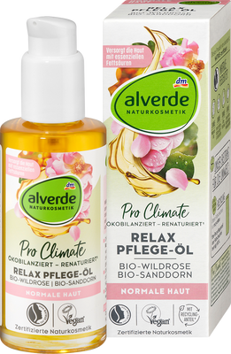 Alverde – Relax Care Oil (with Organic Wild Rose & Organic Sea Buckthorn) 100ml