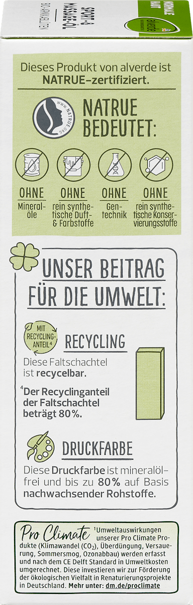 alverde NATURKOSMETIK – Pro Climate Sport & Massage Oil with Organic Arnica Blossoms 100ml