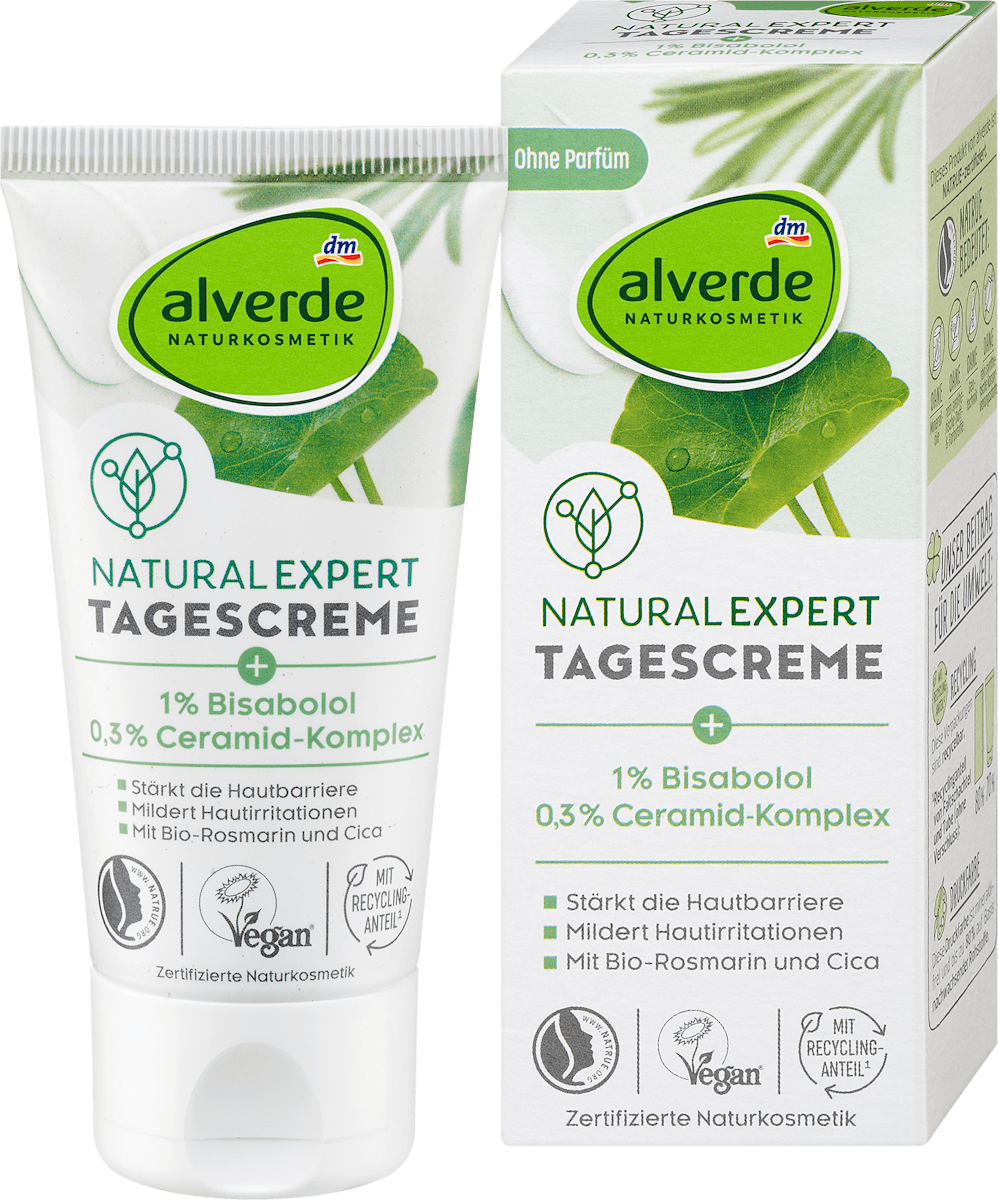 Alverde Natural Expert Day Cream with Bisabolol & Ceramide Complex 50ml