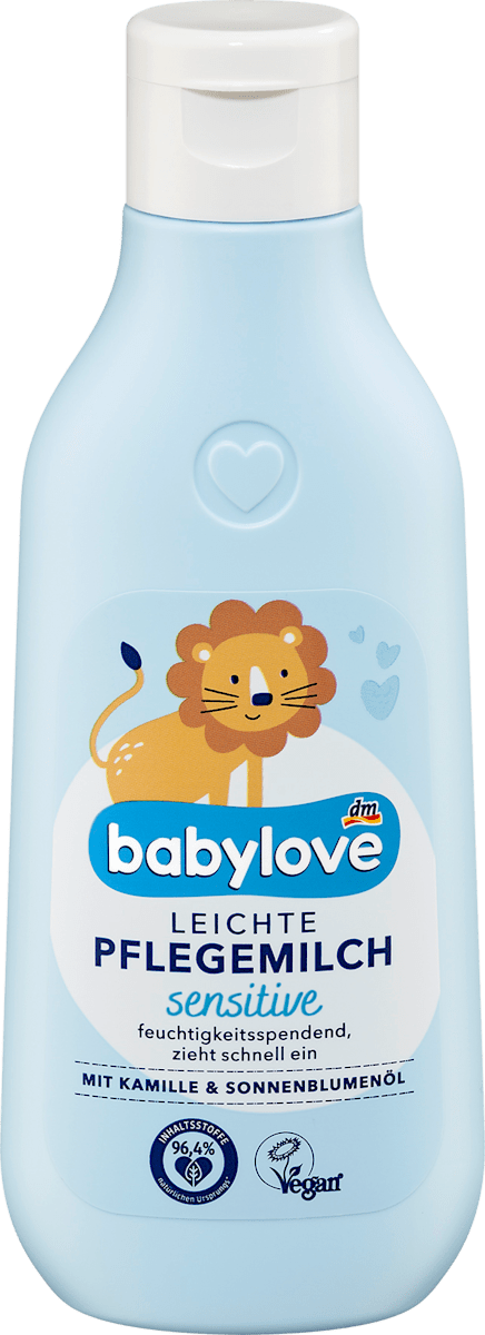 Babylove – Light Care Milk Sensitive (with Chamomile & Sunflower Oil) 250ml