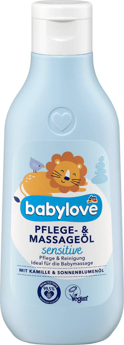 Babylove – Care & Massage Oil Sensitive (with Chamomile & Sunflower Oil) 250ml