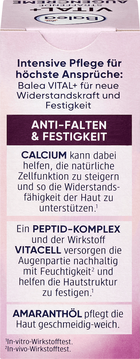 Balea Vital+ Firming Eye Cream 15ml