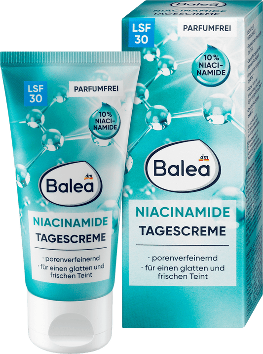 Balea a day cream with 10% Niacinamide + SPF 30 , 50ml