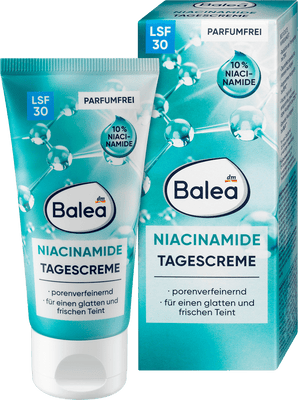Balea a day cream with 10% Niacinamide + SPF 30 , 50ml