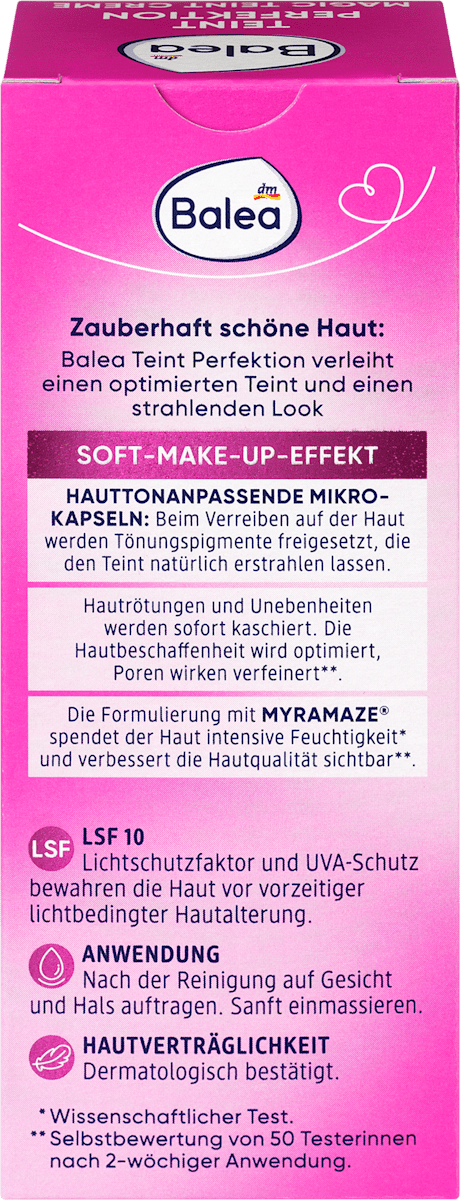 Balea Teint Perfektion Magic Teint Creme SPF 10 50ml