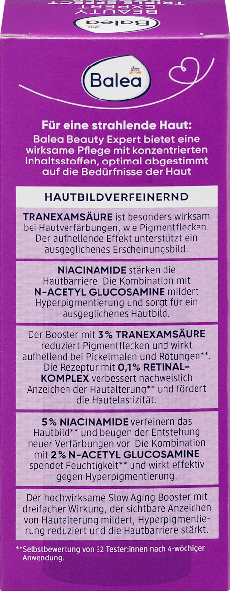 Balea Beauty Expert Triple Effect Booster 30ml