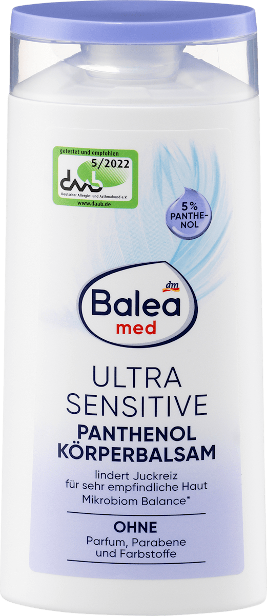 Balea med Ultra Sensitive Panthenol Körperbalsam 250 ml
