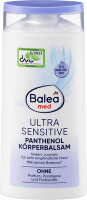 Balea med Ultra Sensitive Panthenol Körperbalsam 250 ml