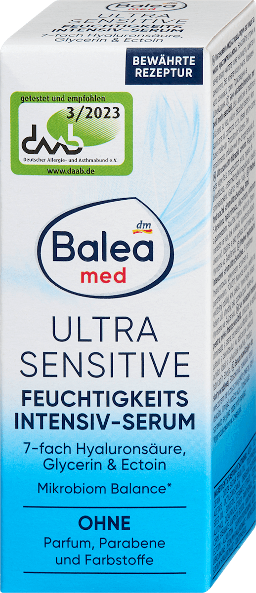 Balea Med Ultra Sensitive Feuchtigkeits Intensiv-Serum 30ml