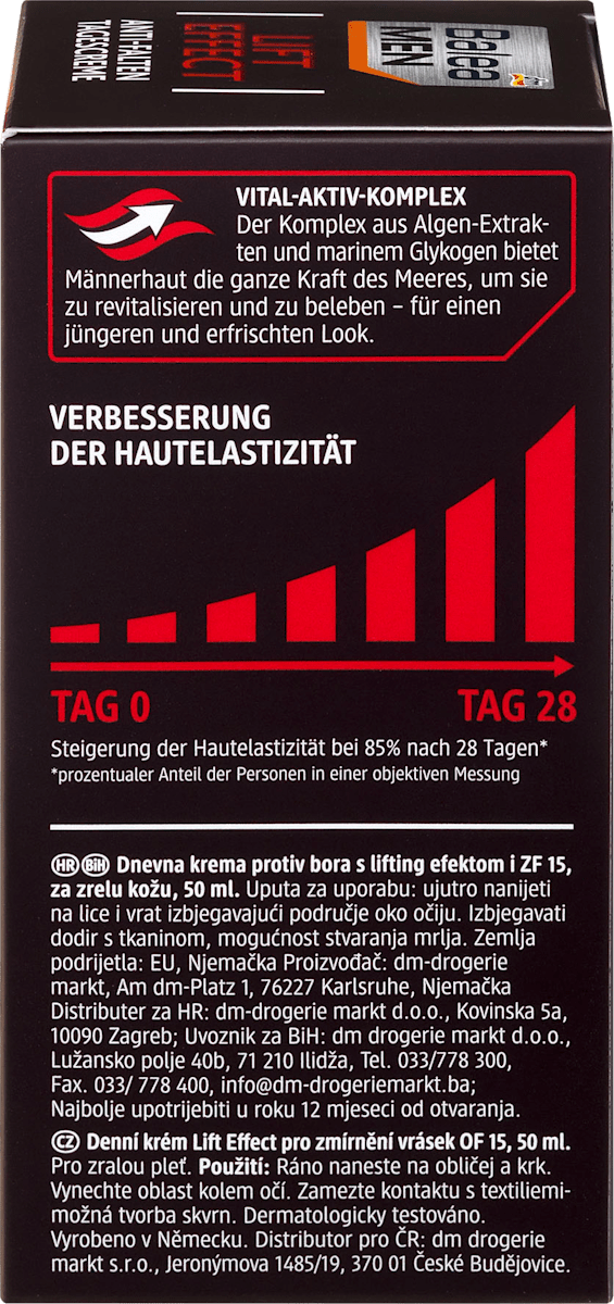Balea MEN Lift Effect Anti-Falten Tagescreme 50 ml