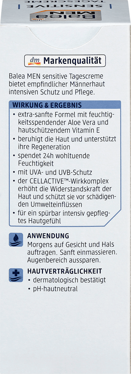 Balea MEN Sensitive Tagescreme 75 ml