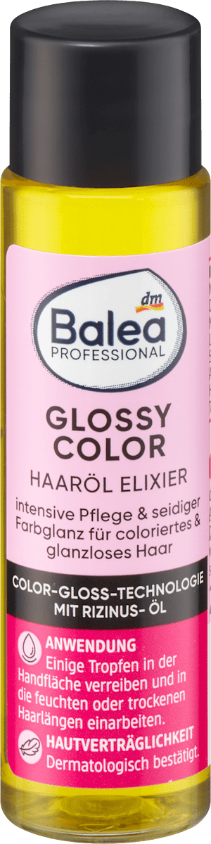 Balea Professional – Glossy Color Hair Oil Elixir (with Castor Oil) 20ml