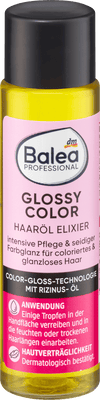 Balea Professional – Glossy Color Hair Oil Elixir (with Castor Oil) 20ml