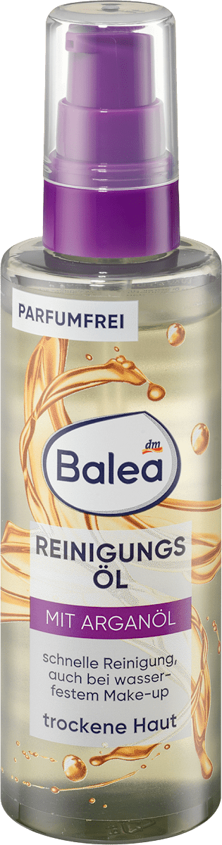 Balea – Cleansing Oil with Argan Oil (Perfume-Free, for Dry Skin) 100ml