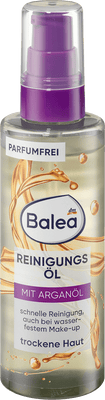 Balea – Cleansing Oil with Argan Oil (Perfume-Free, for Dry Skin) 100ml