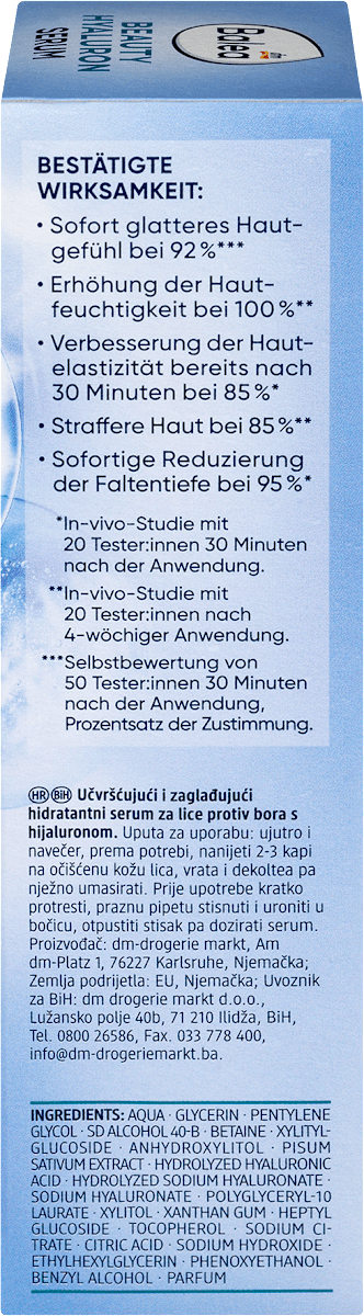 Balea Beauty Hyaluron Serum – 7-Fach Hyaluronsäure 30ml