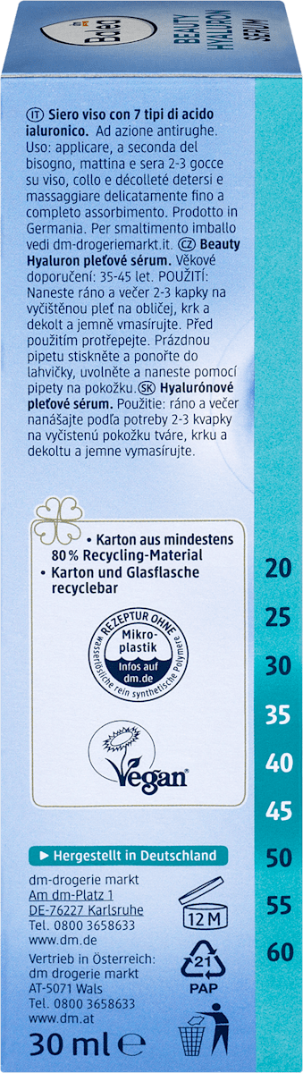 Balea Beauty Hyaluron Serum – 7-Fach Hyaluronsäure 30ml