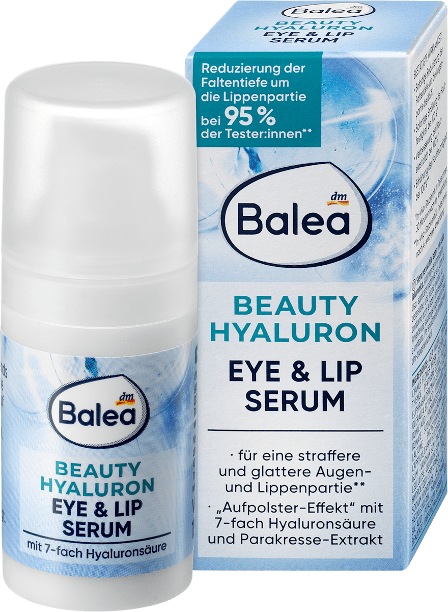 Balea Beauty Hyaluron Eye & Lip Serum 15ml