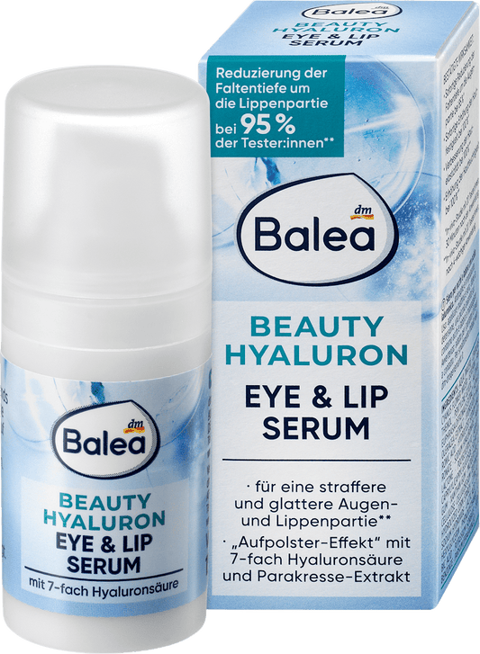 Balea Beauty Hyaluron Eye & Lip Serum 15ml